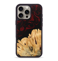 iPhone 16 Pro Max Wood Phone Case - Robyn (Red, 746230)