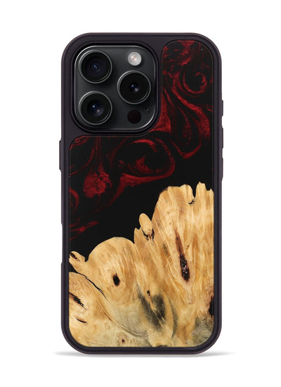 iPhone 16 Pro Wood Phone Case - Robyn (Red, 746230)