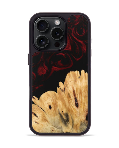 iPhone 16 Pro Wood Phone Case - Robyn (Red, 746230)