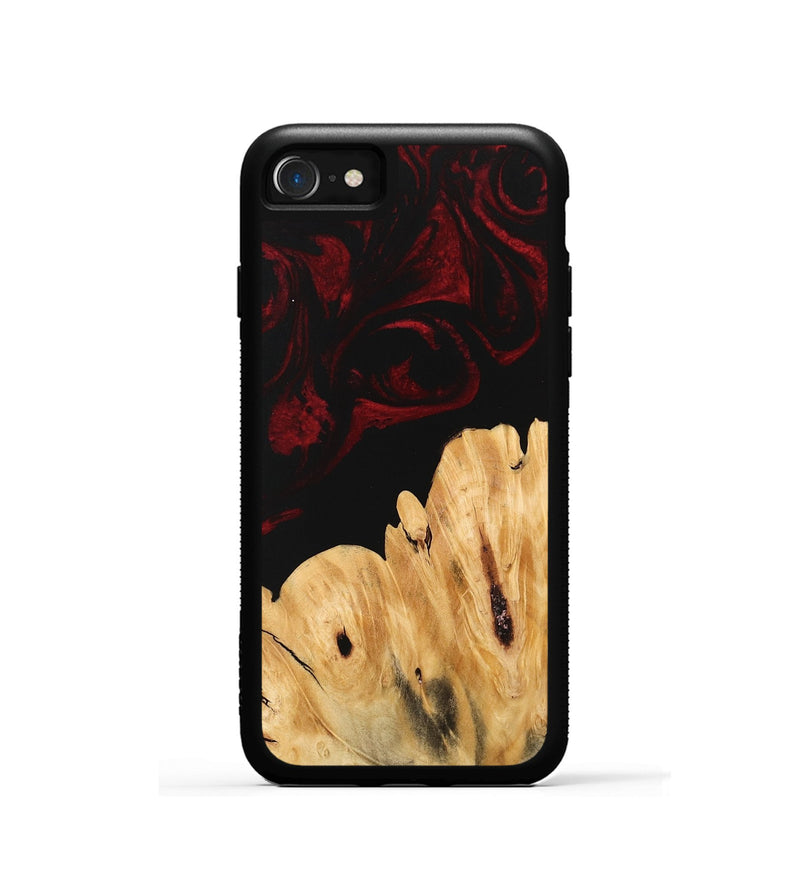 iPhone SE Wood Phone Case - Robyn (Red, 746230)