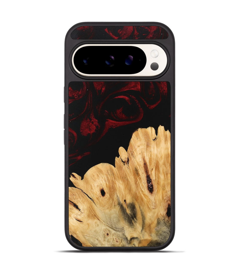 Pixel 9 Wood Phone Case - Robyn (Red, 746230)