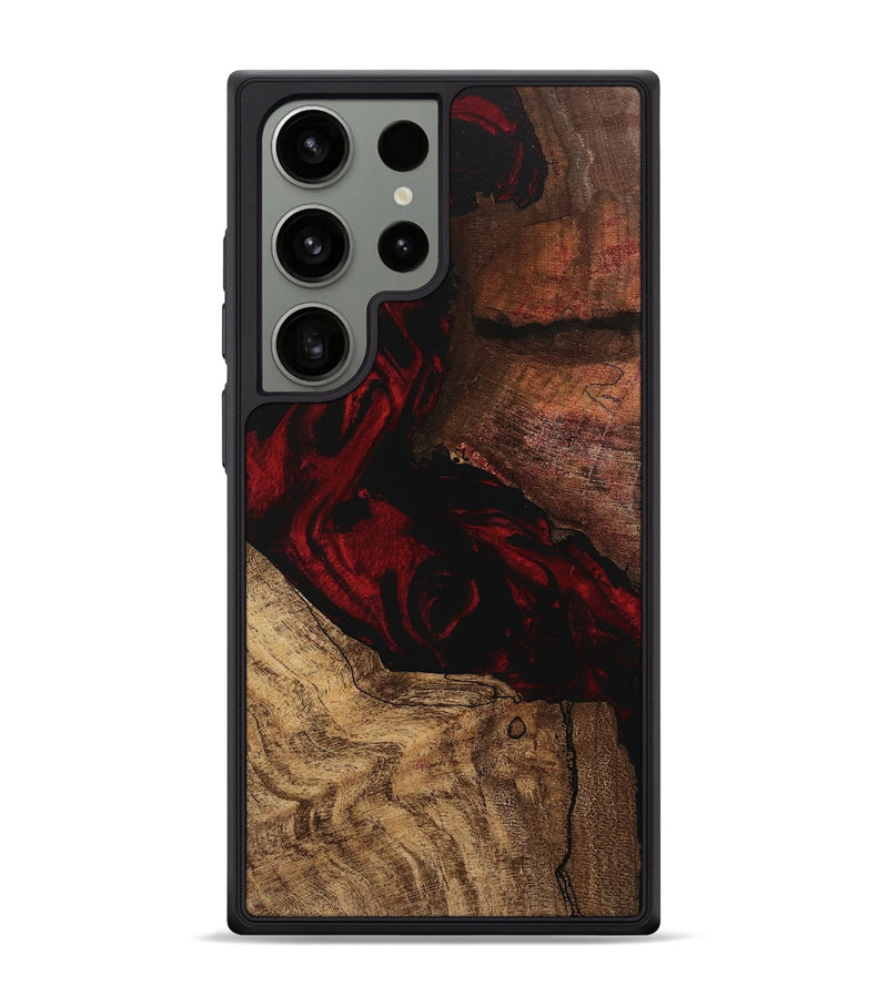 Galaxy S24 Ultra Wood Phone Case - Rodney (Red, 746232)