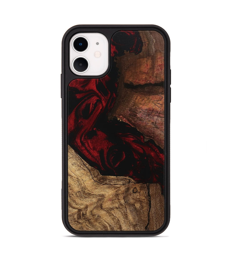 iPhone 11 Wood Phone Case - Rodney (Red, 746232)