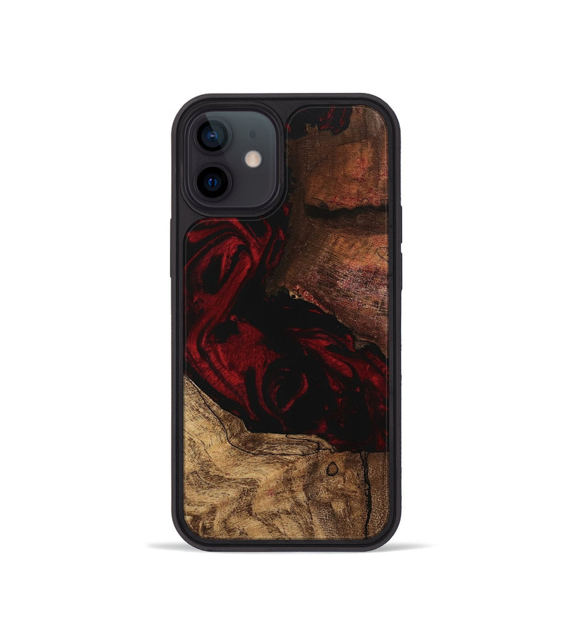 iPhone 12 mini Wood Phone Case - Rodney (Red, 746232)