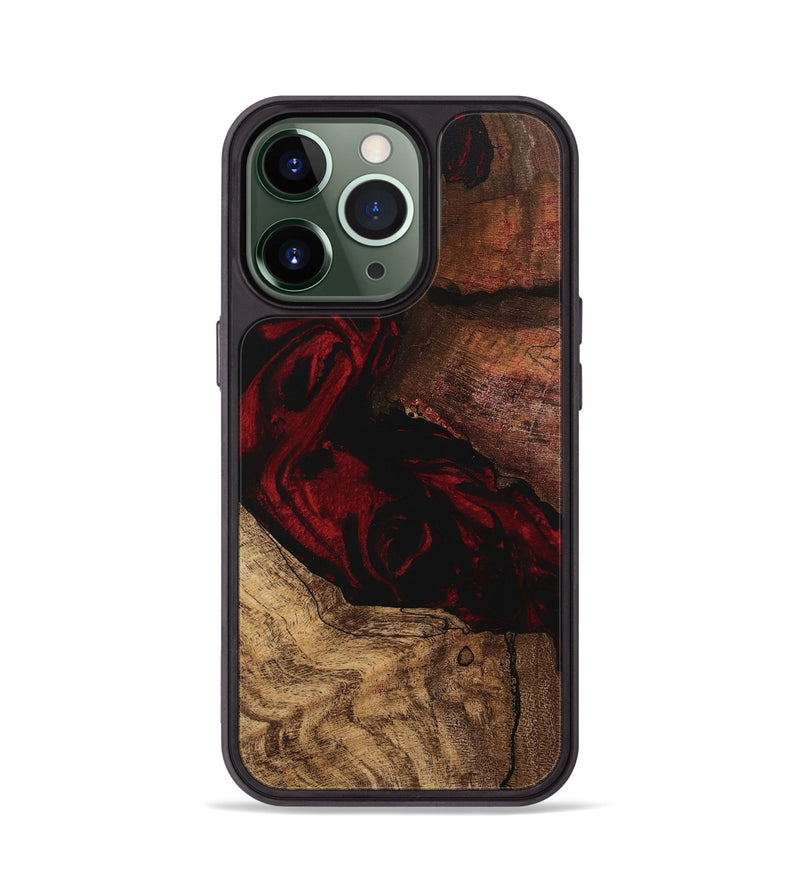 iPhone 13 Pro Wood Phone Case - Rodney (Red, 746232)