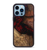 iPhone 14 Pro Max Wood Phone Case - Rodney (Red, 746232)