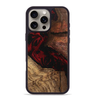 iPhone 16 Pro Max Wood Phone Case - Rodney (Red, 746232)