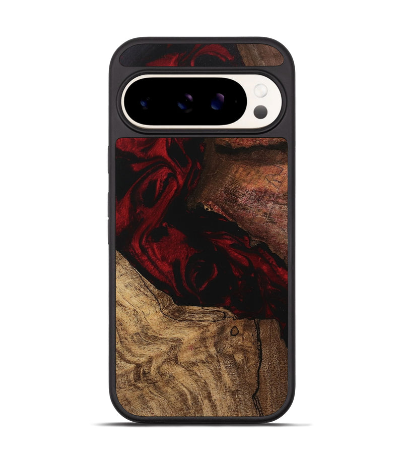 Pixel 9 Wood Phone Case - Rodney (Red, 746232)