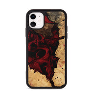 iPhone 11 Wood Phone Case - Wells (Red, 746234)