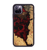 iPhone 11 Pro Max Wood Phone Case - Wells (Red, 746234)