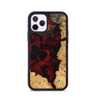 iPhone 11 Pro Wood Phone Case - Wells (Red, 746234)