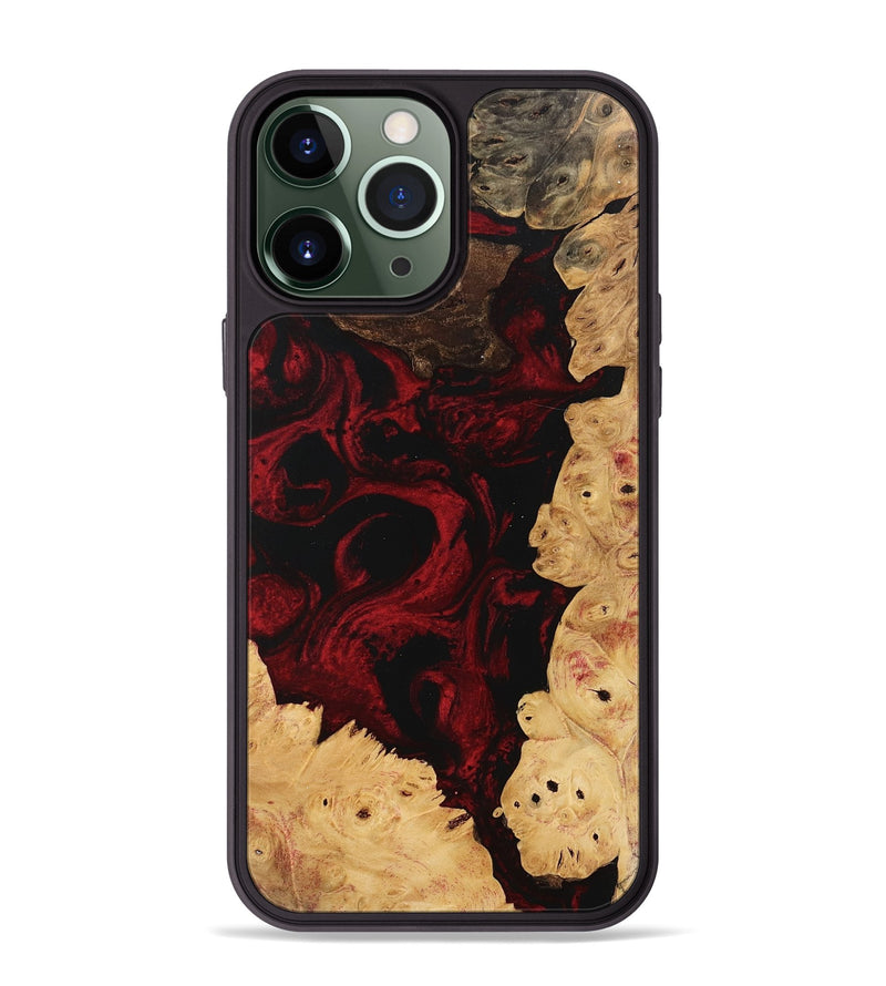 iPhone 13 Pro Max Wood Phone Case - Wells (Red, 746234)