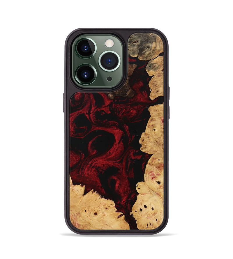 iPhone 13 Pro Wood Phone Case - Wells (Red, 746234)