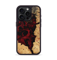 iPhone 15 Pro Wood Phone Case - Wells (Red, 746234)