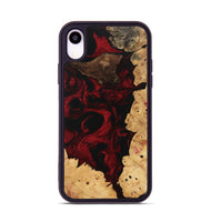 iPhone Xr Wood Phone Case - Wells (Red, 746234)