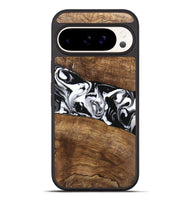 Pixel 9 Pro XL Wood Phone Case - Lisha (Black & White, 746236)