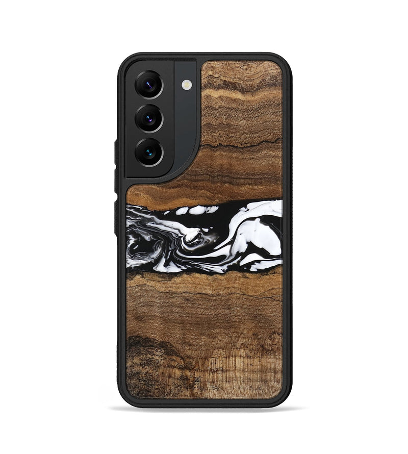 Galaxy S22 Wood Phone Case - Wiley (Black & White, 746243)