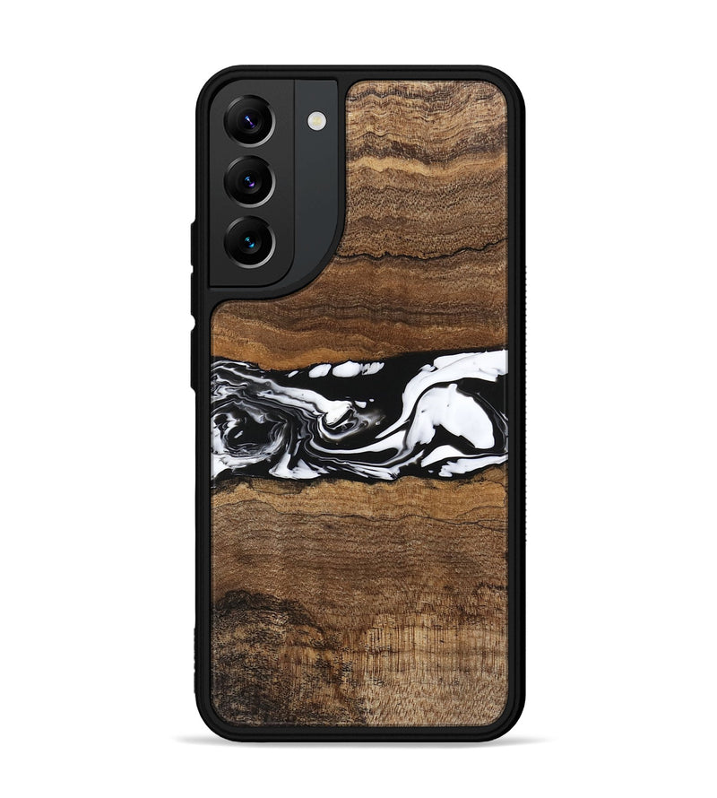 Galaxy S22 Plus Wood Phone Case - Wiley (Black & White, 746243)