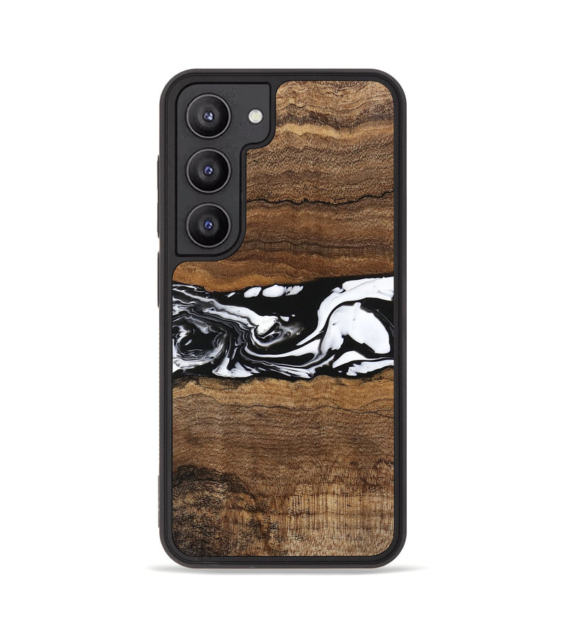 Galaxy S23 Wood Phone Case - Wiley (Black & White, 746243)