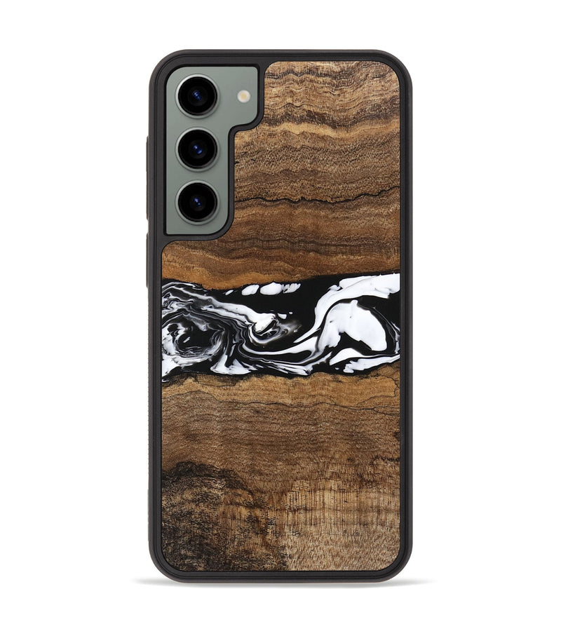 Galaxy S23 Plus Wood Phone Case - Wiley (Black & White, 746243)