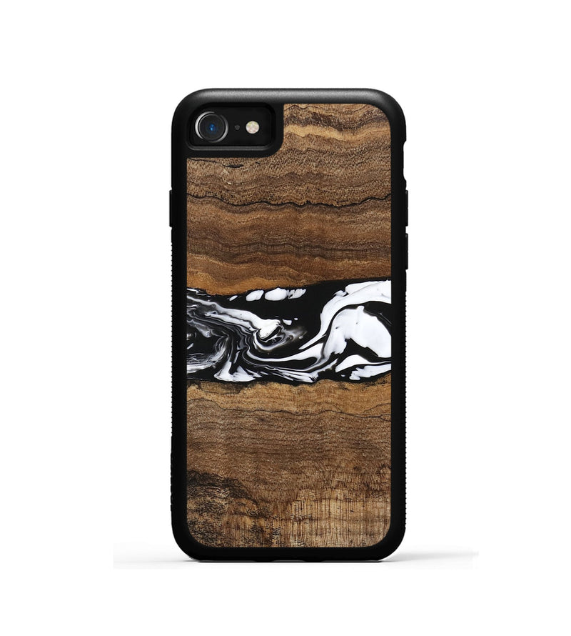 iPhone SE Wood Phone Case - Wiley (Black & White, 746243)