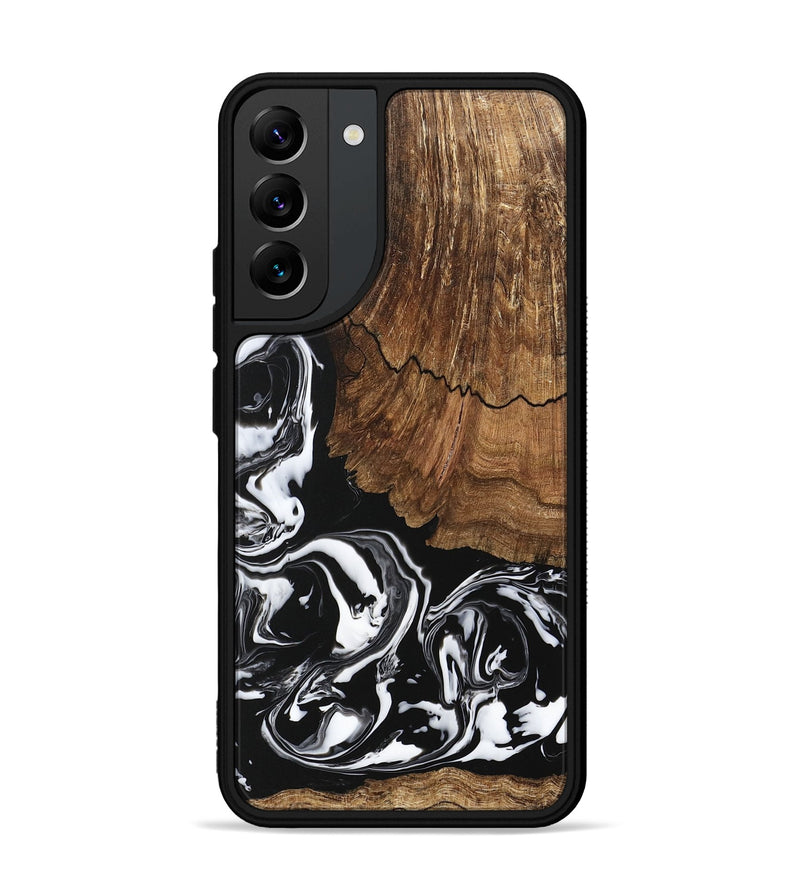 Galaxy S22 Plus Wood Phone Case - Tim (Black & White, 746244)