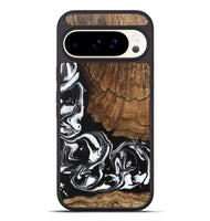 Pixel 9 Pro XL Wood Phone Case - Tim (Black & White, 746244)