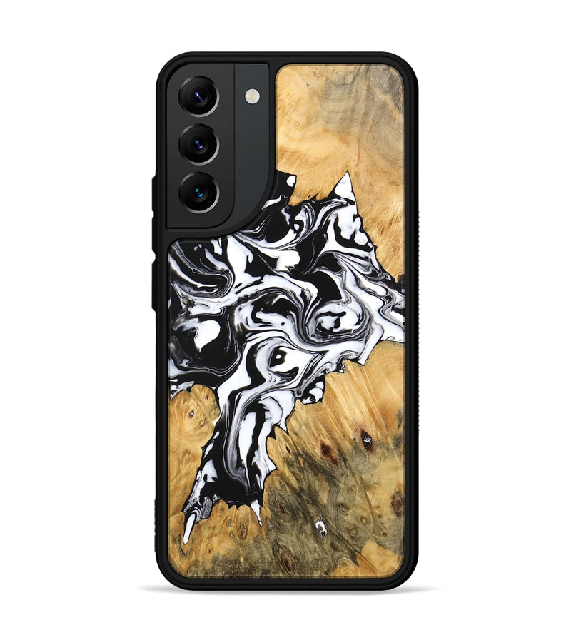 Galaxy S22 Plus Wood Phone Case - Vincent (Black & White, 746245)