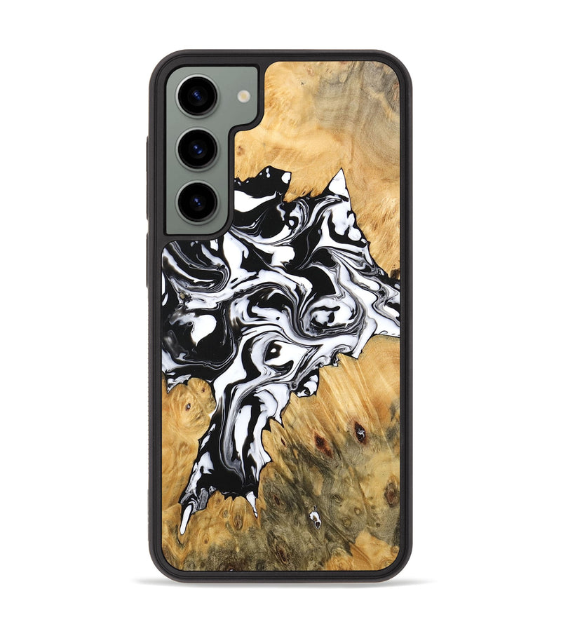 Galaxy S23 Plus Wood Phone Case - Vincent (Black & White, 746245)