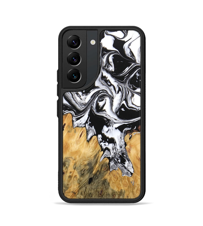 Galaxy S22 Wood Phone Case - Orion (Black & White, 746246)