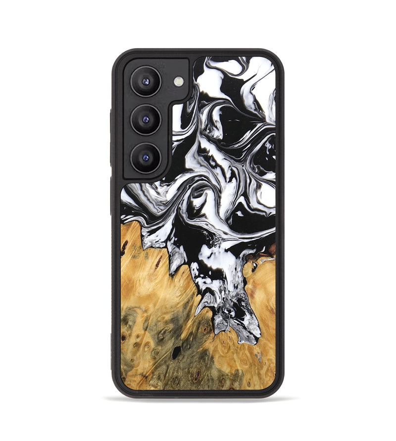 Galaxy S23 Wood Phone Case - Orion (Black & White, 746246)