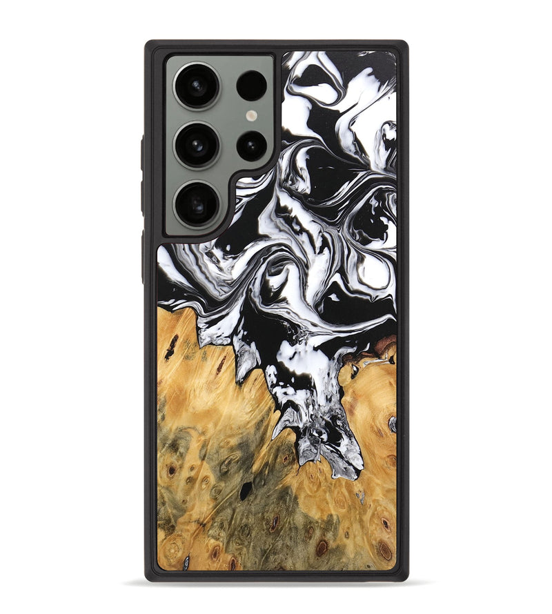 Galaxy S23 Ultra Wood Phone Case - Orion (Black & White, 746246)