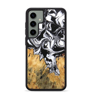 Galaxy S24 Plus Wood Phone Case - Orion (Black & White, 746246)