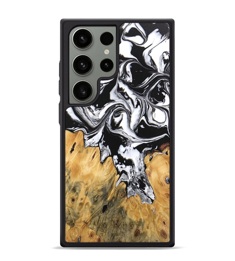 Galaxy S24 Ultra Wood Phone Case - Orion (Black & White, 746246)