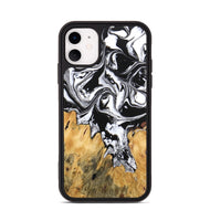 iPhone 11 Wood Phone Case - Orion (Black & White, 746246)