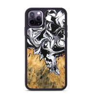 iPhone 11 Pro Max Wood Phone Case - Orion (Black & White, 746246)