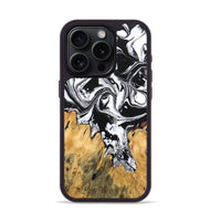 iPhone 15 Pro Wood Phone Case - Orion (Black & White, 746246)