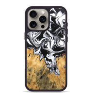 iPhone 16 Pro Max Wood Phone Case - Orion (Black & White, 746246)