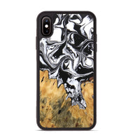 iPhone Xs Max Wood Phone Case - Orion (Black & White, 746246)