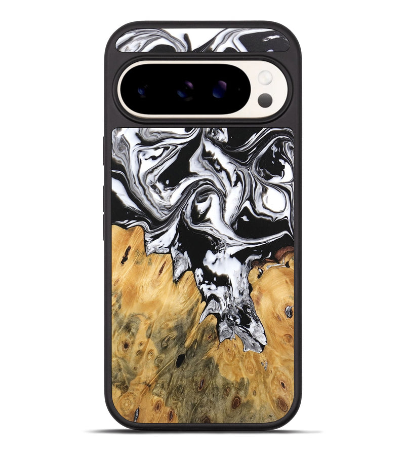 Pixel 9 Pro XL Wood Phone Case - Orion (Black & White, 746246)