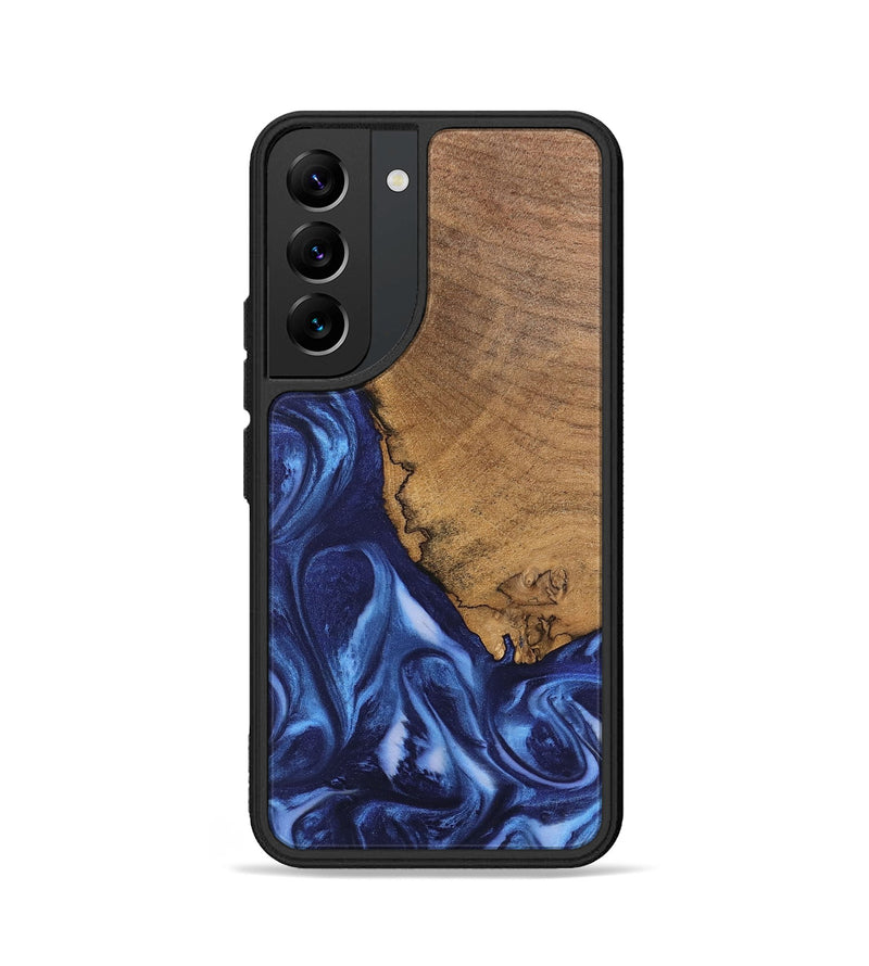 Galaxy S22 Wood Phone Case - Wrenley (Blue, 746252)