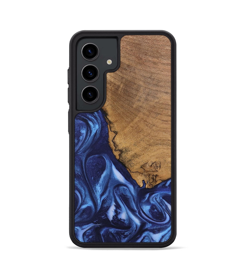 Galaxy S24 Wood Phone Case - Wrenley (Blue, 746252)