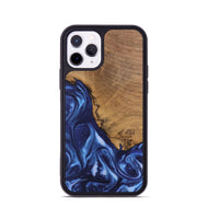 iPhone 11 Pro Wood Phone Case - Wrenley (Blue, 746252)