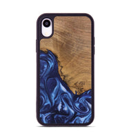 iPhone Xr Wood Phone Case - Wrenley (Blue, 746252)