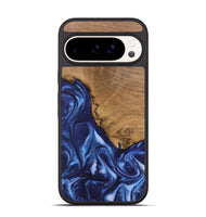 Pixel 9 Wood Phone Case - Wrenley (Blue, 746252)