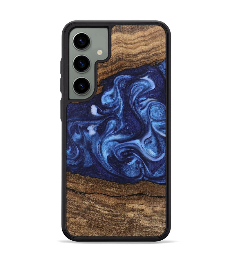 Galaxy S24 Plus Wood Phone Case - King (Blue, 746253)