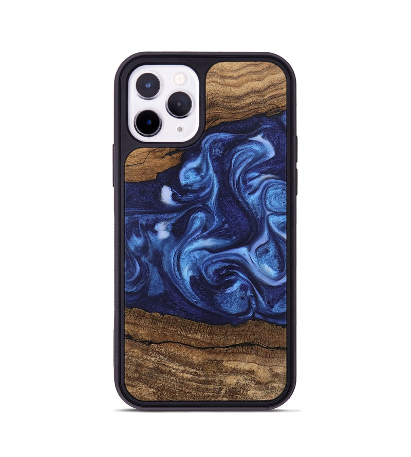 iPhone 11 Pro Wood Phone Case - King (Blue, 746253)