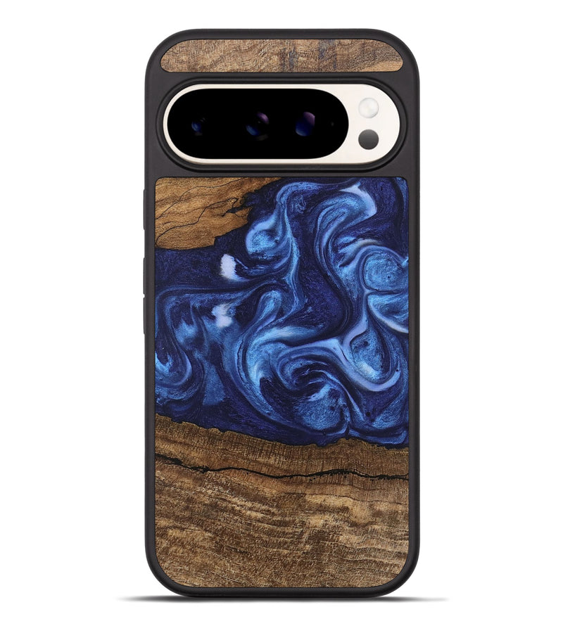 Pixel 9 Pro XL Wood Phone Case - King (Blue, 746253)