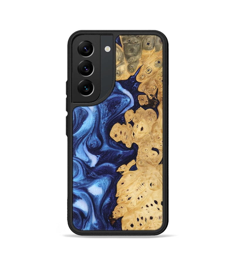 Galaxy S22 Wood Phone Case - Drew (Blue, 746254)