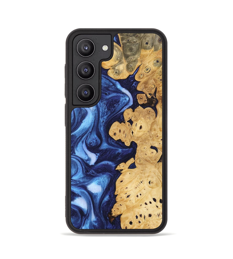 Galaxy S23 Wood Phone Case - Drew (Blue, 746254)